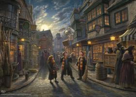 Quebra-cabeça Ceaco Thomas Kinkade Harry Potter 1000 peças