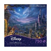 Quebra-cabeça Ceaco Thomas Kinkade The Disney Beauty 750 unidades Quebra-cabeça Ceaco Thomas Kinkade The Disney Beauty 750 unidades