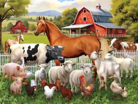 Quebra-Cabeça Ceaco Tom Wood Farm Animal Friends - 300 Peças