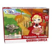Quebra Cabeça Chapeuzinho Vermelho 80 Peças Quebra Cabeça Chapeuzinho Vermelho 80 Peças