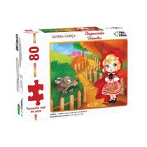 Quebra-Cabeça Chapeuzinho Vermelho 80 peças