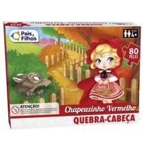 Quebra-Cabeça Chapeuzinho Vermelho 80 peças