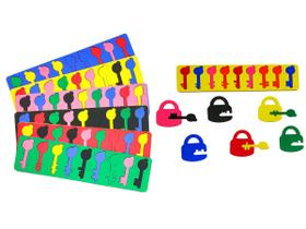Quebra Cabeça chaves Jogo brinquedo Eva Crianças Adultos