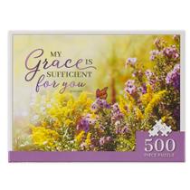 Quebra-cabeça Christian Art Gifts 500 peças Grace Sufficient