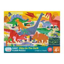 Quebra-cabeça Chuckle & Roar Dinosaur Glow Floor 50 peças de 4 anos ou mais