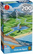 Quebra Cabeça Ciclo Da Água 200 Peças - Grow