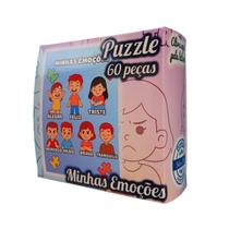 Quebra-Cabeça Cognitivo Entendendo As Emoções 60 Peças
