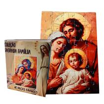 Quebra-cabeça cognitivo para idosos 40 peças grandes Sagrada Familia de Jesus