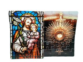 Quebra-Cabeça Cognitivo Reabilitação para Idosos - Arte Sacra 60 peças