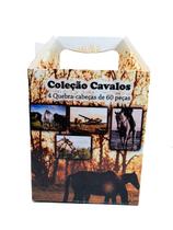 Quebra-Cabeça Cognitivo Reabilitação para Idosos - Cavalos Quebra-Cabeça Cognitivo Reabilitação para Idosos - Cavalos