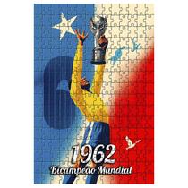 Quebra-cabeça Coleção Copa Chile 1962 - Brasil Bicampeão - 300 peças