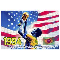 Quebra-cabeça Coleção Copa Estados Unidos 1994 Brasil 120 peças em mdf