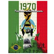 Quebra-cabeça Coleção Copa México 1970 - Brasil Tricampeão 300 peças