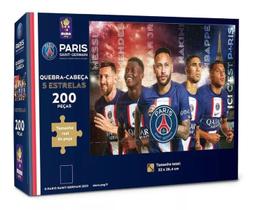 Quebra Cabeça Colecionável 5 Estrelas Psg 200 Peças Mimo 2312