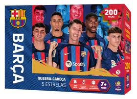 Quebra Cabeça Colecionavel Barça -5 Estrelas 200 peças