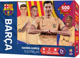 Quebra Cabeça Colecionavel Barça - 5 Estrelas 500 peças