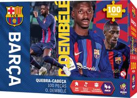 Quebra Cabeça Colecionável Barça - Dembele 100 peças