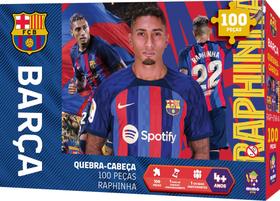 Quebra Cabeça Colecionável Barça - Rafinha 100 peças