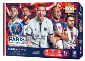 Quebra Cabeça Colecionavel PSG - 5 Estrelas 500 peças - TCS