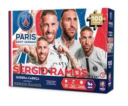 Quebra Cabeça Colecionável PSG - Sergio Ramos 100 peças