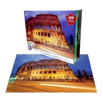 Quebra-Cabeça Coliseu De Noite Puzzle Com 500 Peças - Pais e Filhos
