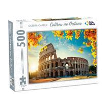 Quebra Cabeça Coliseu No Outono 500 Peças Pais e Filhos