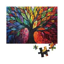 Quebra-Cabeça Colorido De Árvore Com 1000 Peças, Decoração Para Casa, Diversão Em Família, Brinquedo Quebra-Cabeça Colorido De Árvore Com 1000 Peças, Decoração Para Casa, Diversão Em Família, Brinquedo