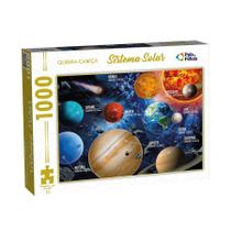 Quebra cabeça com 1000 peças sistema solar puzzle colorido - Pais & Filhos