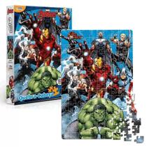 Quebra-cabeça com 150 peças dos vingadores para montar