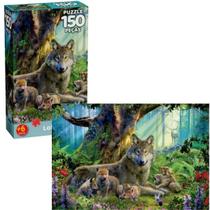 Quebra-cabeça com 150 peças Lobos - 4564 Grow Quebra-cabeça com 150 peças Lobos - 4564 Grow