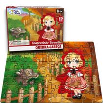 Quebra Cabeça Com 80 Peças Temas Contos Princesas Pinoquio