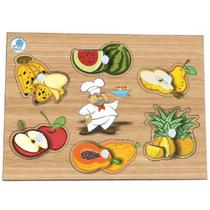 Quebra cabeça com pinos salada de frutas - simque - 641