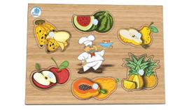 Quebra-Cabeça Com Pinos - Salada De Frutas