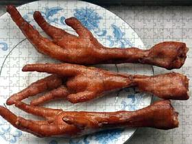 Quebra-Cabeça Comida de Boteco Pé de Galinha de 300 peças em MDF