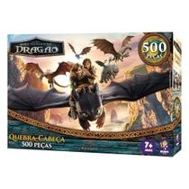 Quebra-Cabeça Como Treinar o Seu Dragão de 500 Peças Mimo Toys - 3010