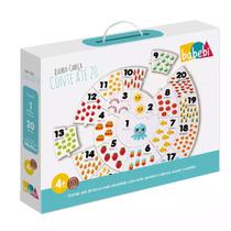 Quebra-Cabeça Conte Até 20 Brinquedo Educativo e Pedagógico Quebra-Cabeça Conte Até 20 Brinquedo Educativo e Pedagógico