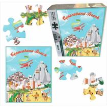 Quebra Cabeça Copacabana Beach - Ilustrado - 1014 Pçs Quebra Cabeça Copacabana Beach - Ilustrado - 1014 Pçs