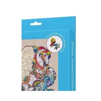 Quebra Cabeça Copag De Madeira Animais Unicornio 129 Peças