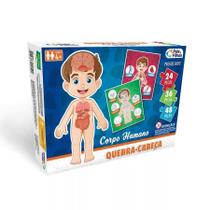 Quebra-Cabeça Corpo Humano - Pais e Filhos 2159-1 Quebra-Cabeça Corpo Humano - Pais e Filhos 2159-1