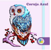 Quebra-Cabeça Coruja Azul