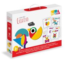 Quebra cabeça Criativo Infantil Coordenação Motora Critividadeogo com 12 Desafios Babebi