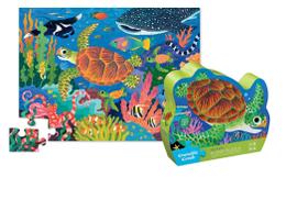 Quebra-cabeça Crocodile Creek Tartaruga Marinha 36 Peças 46x61 cm