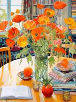 Quebra-cabeça Cross & Glory Poppies Panorama Orange Elegance