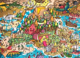 Quebra-cabeça Cross & Glory Scurvy Scallywags 1000 unidades