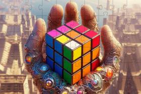 Quebra-Cabeça Cubo Mágico De 60 Peças Educativo E Cognitivo