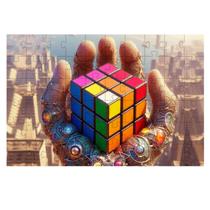 Quebra-Cabeça Cubo Mágico de 60 peças Educativo e Cognitivo