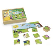 Quebra-cabeça cuidando natureza (estojo)