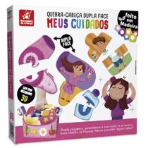 Quebra cabeça d.face meus cuidados 3d-brincadeira de criança Quebra cabeça d.face meus cuidados 3d-brincadeira de criança