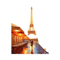 Quebra-cabeça Da Torre Eiffel 300/500/1000 Peças Arte Paisagem Redução De Estresse Presente De