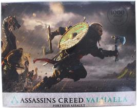 Quebra-cabeça Dark Horse Deluxe Assassin's Creed Valhalla Fortress Assault 1000 peças Quebra-cabeça Dark Horse Deluxe Assassin's Creed Valhalla Fortress Assault 1000 peças